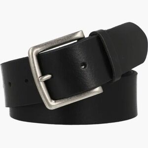 FRYE Genuine Leather Black Belt / 36